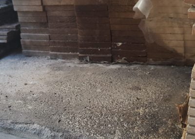 Dopo intervento di pulizia e disinfezione del Guano